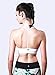 Women's Light Support Cross Back Wirefree Pad Yoga Sports Bra Queenie Ke Size L Color White Pro