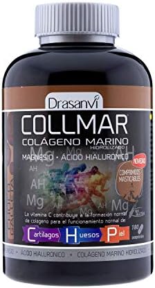 Drasanvi Collmar Marine Collagen With Magnesium Biscuit Flavour 180 Capsules - Take Care Of Your Body With Chewable Marine Collagen - Nourish Your Skin - Healthy Muscles - Supplements - Spain