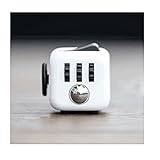 ENJOY Fidget Cube Relieves Stress And Anxiety for Children and Adults (Black White)