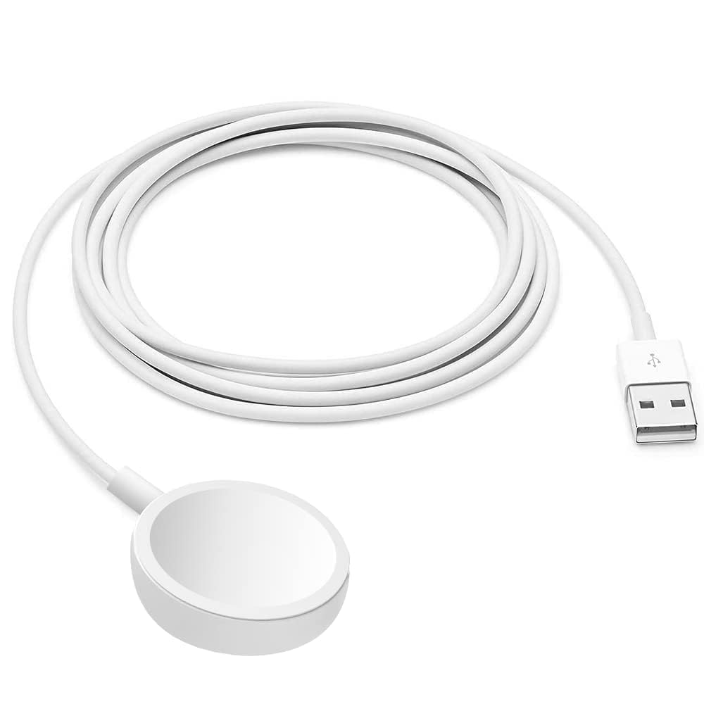CUDPO Watch Charger iwatch charger[apple MFi Certified] Fast Wireless Magnetic Wireless Charging Cable Charging Cord Compatible w/ Apple Watch Series 8 7 6 5 4 3 2 SE Ultra,38/40/42/44mm, White