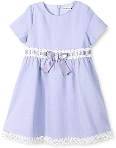 Amazon ブランシェス Branshes キメ服 半袖ワンピース サックス 07 130cm ワンピース チュニック 通販