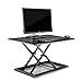 UPERGO Standing Desk Converter, Height Adjustable Sit Stand Up Desk 30inx20in,Aluminum Made Design for Monitor and Laptop,Sit to Stand in Seconds(ID-30B)