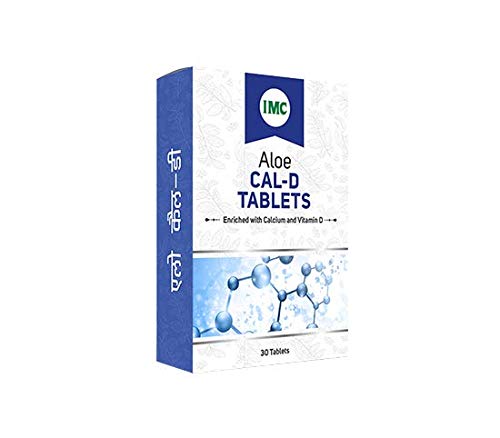 Imc Aloe Cald Tablets Rich Source Of Calcium, Vitamin – Pack Of 2, 30 Tablets Imc Aloe Cald Tablets Rich Source Of Calcium, Vitamin – Pack Of 2, 30 Tablets