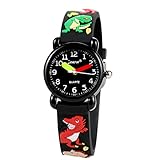 Sun-Team Kids Watches, 3D Cute Cartoon Digital Sport Watch Silicone Wristwatches Best Gift for 3-10 Year Old Girls Boys