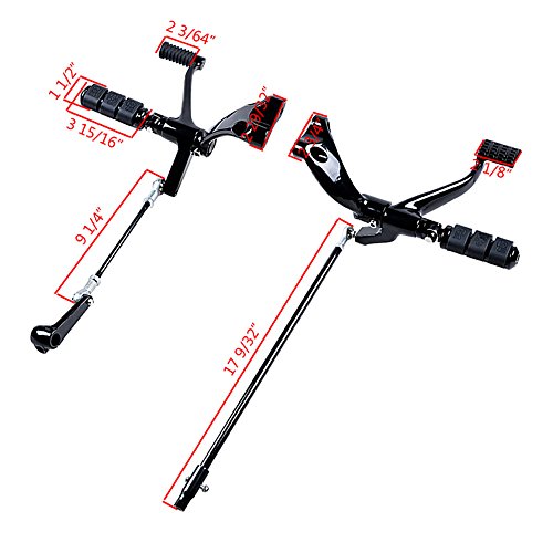 image for AMOPA BLACK Forward Controls Kit Harley Sportster XL883 XL1200 Selecte