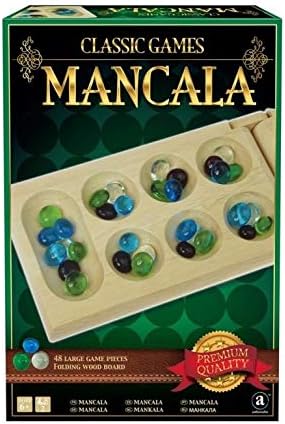Merchant Ambassador ST010 Deluxe Wood Mancala in Gift Box