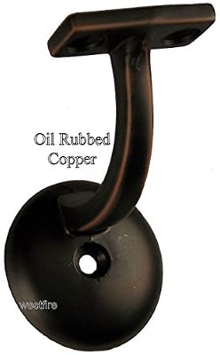 Ascension Stair Parts 3003-RC Rubbed Copper Wall Handrail Bracket