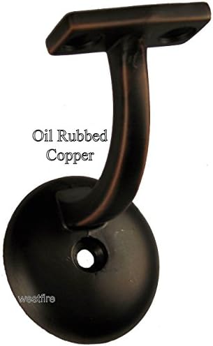 Ascension Stair Parts 3003-RC Rubbed Copper Wall Handrail Bracket