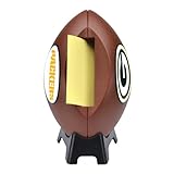 Post-it Pop-Up Notes Dispenser for 3x3 Notes, Football Shape - Green Bay Packers (FB-330-GB)
