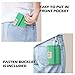 Rough Enough Green Canvas Boys Keychain Card Wallet for Kids Teen Coin Purse Pouch with Zipper Pocket Organizer and Carabiner Clip for Travel School Sport Outdoor Unique Christmas Thanksgiving Gifts