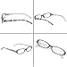 Kerecsen 5 Pack Reading Glasses for Women and Men Spring Hinge Ladies Readers (5 Pack Mix Color, 2.50)