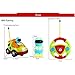 ToyPark RC Cartoon Race Car with Music and Lights Electric Radio Control Toy for Baby Toddlers Kids