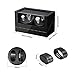 CRITIRON Luxury Automatic Watch Winder with 2 Leather Storage (Wood Shell + Leather Pillow + Piano Paint + Tempered Glass) (2+2)