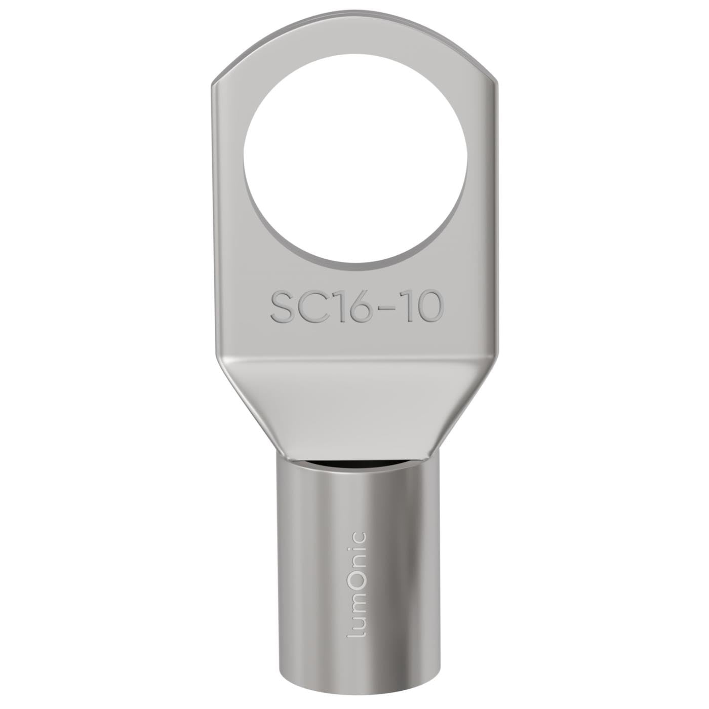 10x Tube Crimping Lug Uninsulated 16mm² ; Tube Terminal M10