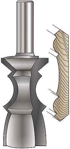 MLCSMulti-Molding Crown Molding Router Bit