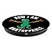 Now I Am Unstoppable Funny T-Rex Pop Socket - PopSockets Grip and Stand for Phones and Tablets