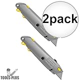 2 Pack Stanley 10-499 Quick Change Retractable Blade Utility Knife