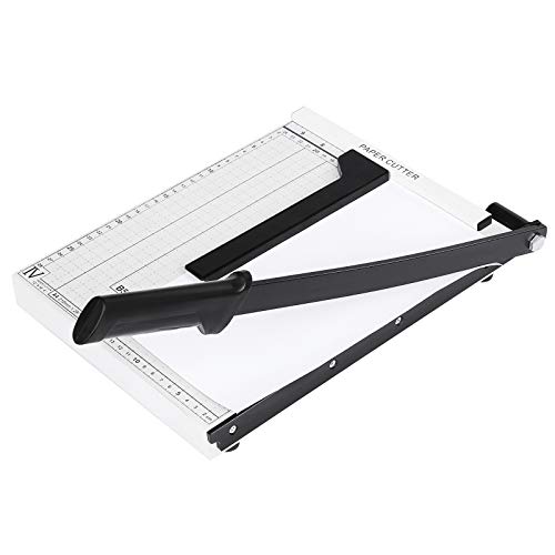 [US Stock]Steel Heavy Duty Professional Office Home Paper Desk Tops Paper Guillotine Trimmer Cutter Machine (Type1) - Thumbnail 4
