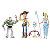 Disney Pixar Toy Story 4 Multi-Figure Pack with 5 Characters : Woody, Buzz Lightyear, Forky, Bo Peep and a Tiny-Sized…