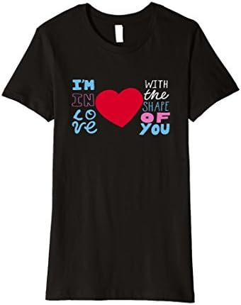 Womens Shape Of You Music Song Fan-Shirt T-Shirt Small Black