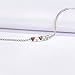 Caperci Sterling Silver Mother's Adjustable Heart Multi Gemstones Bracelet for Women, 7''