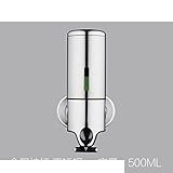 Hotel de acero inoxidable dispensador de jabón pared/Baño desinfectante para las manos botella/Doble caja de desinfectante para las manos/Wall dispositivo de desinfectante para las manos-E