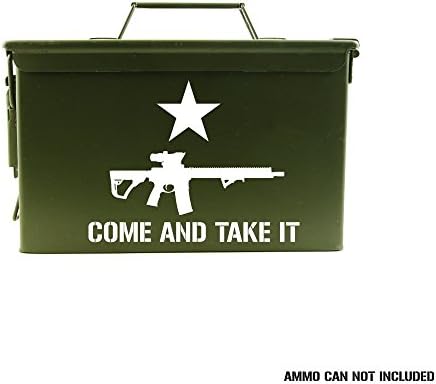 Come And Take It - Ammo Can Vinyl Decal - AR-15 - Diecut Sticker
