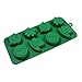 Happy St. Patrick's Day Leprechaun Hats Coins Shamrocks & Pots of Gold Molds 8 Cavity Silicone Mold Baking & Party Candy & Cake Making Molds