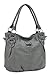 Scarleton Washed Hobo Bag H153324A - Ash