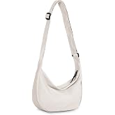 Crossbody Crescent Bag for Women Men, Crescent Bag with Adjustable Strap. | Crescent Bag with 2 Zippers Lightweight &amp; 2 Inner Pockets &amp; 1 Inner Zipper Pocket.