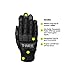 Magid Glove & Safety PGP49TL Magid T-REX Impact Ultra Gloves, Large, Black