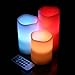 Sunmi Harvestime Flameless Candles, Led Votive Pillar Candles with Remote Timer,Battery Operated Powered, Electric Candles for Party Lights Centerpiece Lanterns and Wedding Decoration (Multicolor)