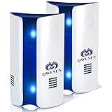 Ultrasonic Pest Repeller | Best Pest Control Ultrasonic Repellent - Set of 2 Electronic Pest Control - Plug in Home Indoor Repeller - Pest Reject - Get Rid of Mosquitos, Insects, Rats, Mice, Roaches