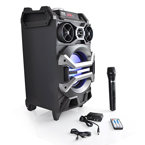 Pyle 500 Watt Outdoor Portable Bluetooth Karaoke Speaker System PA
