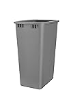 Rev-A-Shelf 50 Quart Waste Bin, Silver