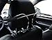 Manso Silver Metal Car Coat Hanger Auto Seat Headrest Clothes Jackets Suits Holder