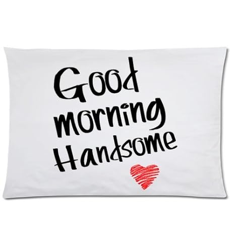 Romantic Valentines Day Gift Good Morning Beautiful Pillowcase