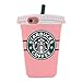 iPhone 7 Case, MC Fashion 3D Starbucks Coffee Cup Super Cute Silicone Case Cover for Apple iPhone 7 (2016) Release (Coffee Cup-Pink)