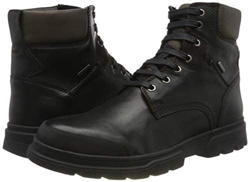 Geox U CLINTFORDB ABX D, Stivali Classici Uomo, Nero (Black C9999), 42 EU