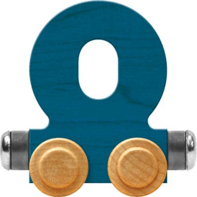 NameTrain Bright Letter Car O - Made in USA (Blue)