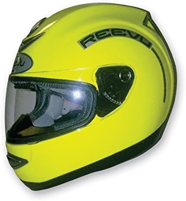 Reevu MSX1 Hi Viz Rear View Full Face Helmet, S