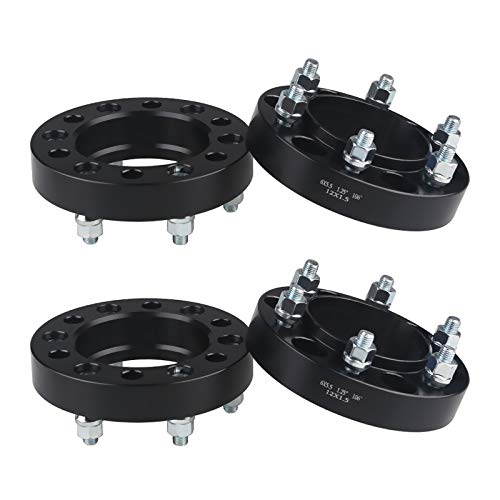 4Pcs 1" Wheel Spacers Adapters 6x5.5 For Toyota Tacoma 4Runner FJ Cruiser – M12x1.5