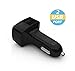 NewVan Tech LED Display Car Charger, 3.1A Dual USB Smart Output Car Charger for Most of Smart Cell Phone and Tablets