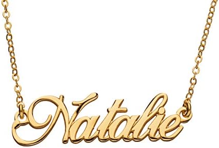 Personalized Custom Any Name Necklace Gold Plated Handwriting Customized Nameplate Necklace Gift item