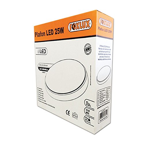 Luminária Plafon Led 15 W Bivolt Branca Fox