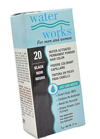 Amazon Com New Water Works Permanent Powder Hair Color 20 Black