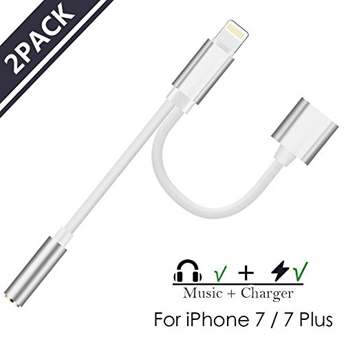 image for Lightning Adapter Cable Charge,iPhone 7/7 Plus Adapter 2Pack Aitaton i