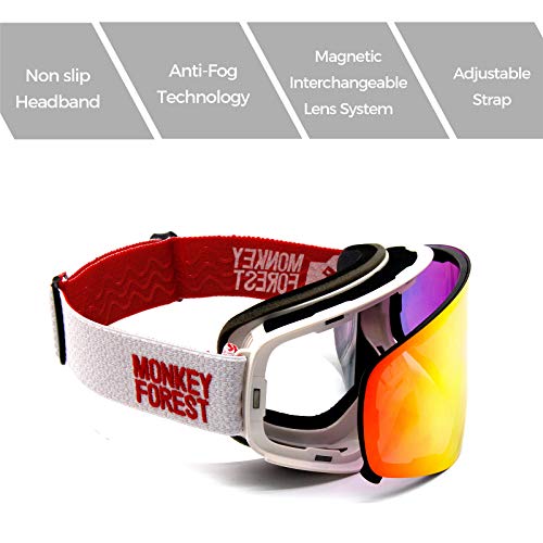 monkey forest ski goggles