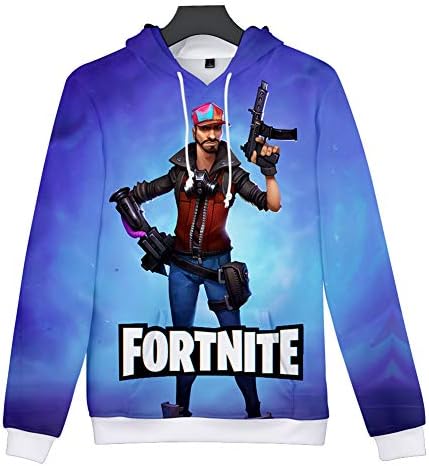 Labywa Fortnite Hoodie for Boys Girls Hooded Crewneck Kids Sweatshirt