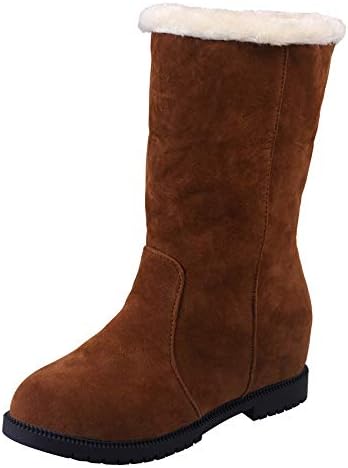 Zanuy-Women Shoes Woman Mid-Calf Boots Winter Knee High Calf Biker Boots Ladies Zip Punk Military Combat Army Boots White
